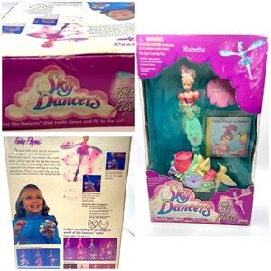1995 Sky Dancers Fairy Flyers Babette Vintage 5” Doll New in Box with Shelfwear